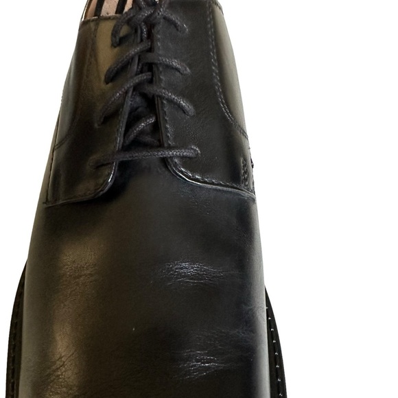 JOHNSTON & MURPHY CARLSON BLACK PLAIN-TOE DERBY OXFORDS SIZE 11.5 main image 13